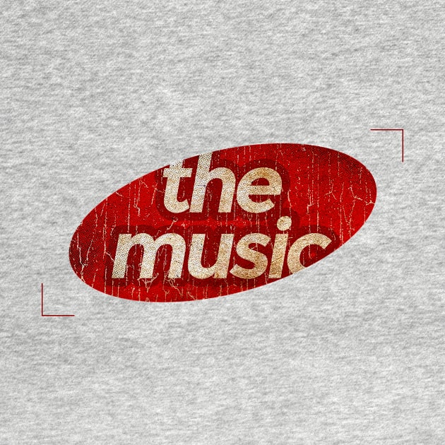 The Music - simple red elips vintage by BIDUAN OFFICIAL STORE